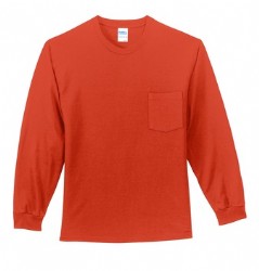 Port & Company Long Sleeve Essential Pocket Tee